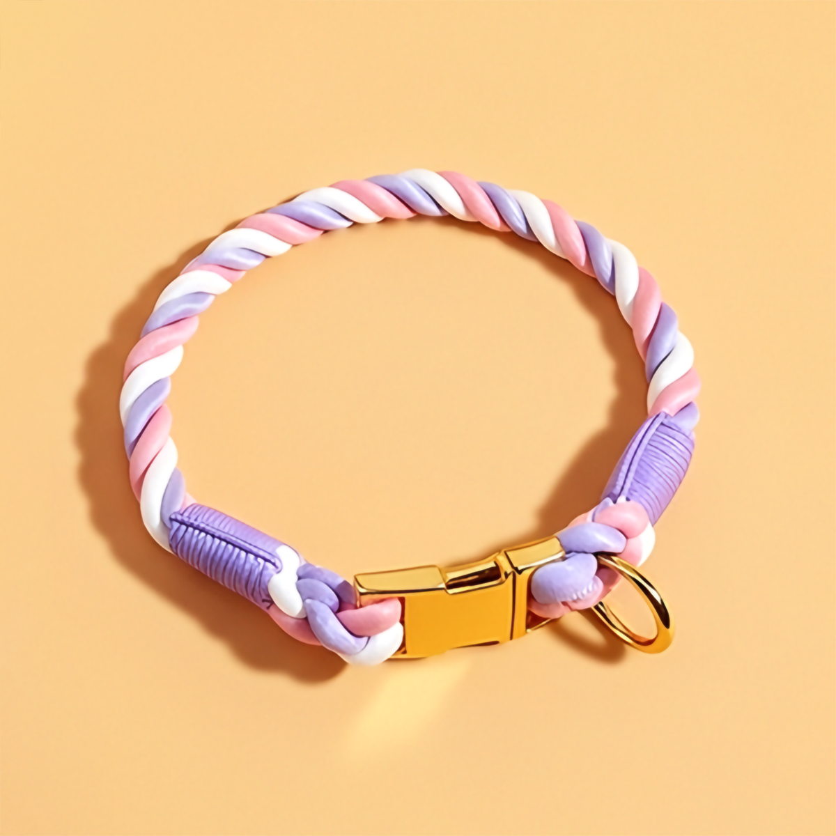 Coleira Nature Candy – 100% Algodão (com Pingente Grátis)