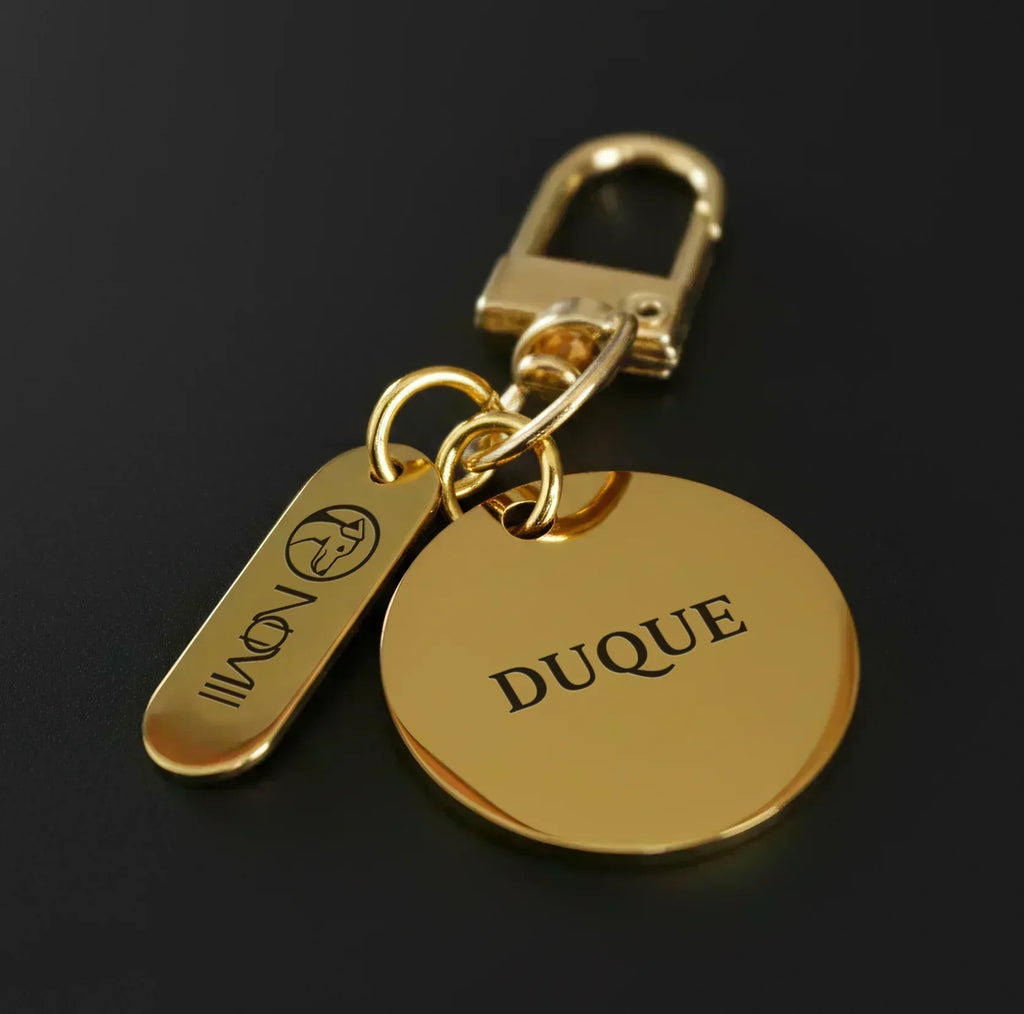 Coleira Lume Creme – 100% Algodão (com TAG Grátis)