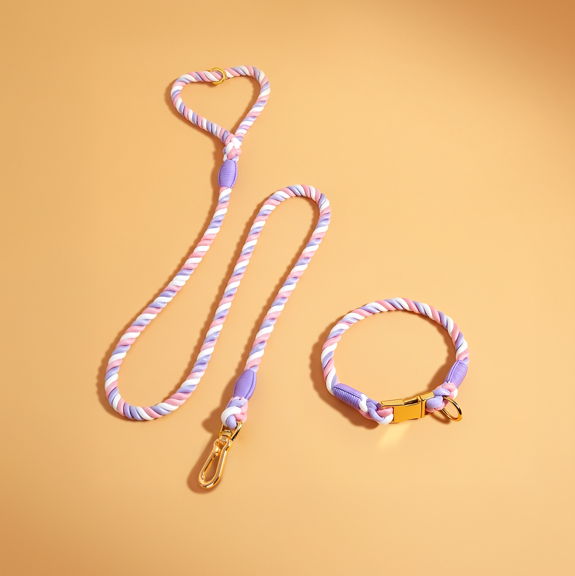 Kit Nature Candy – Coleira + Guia (com Pingente Grátis)